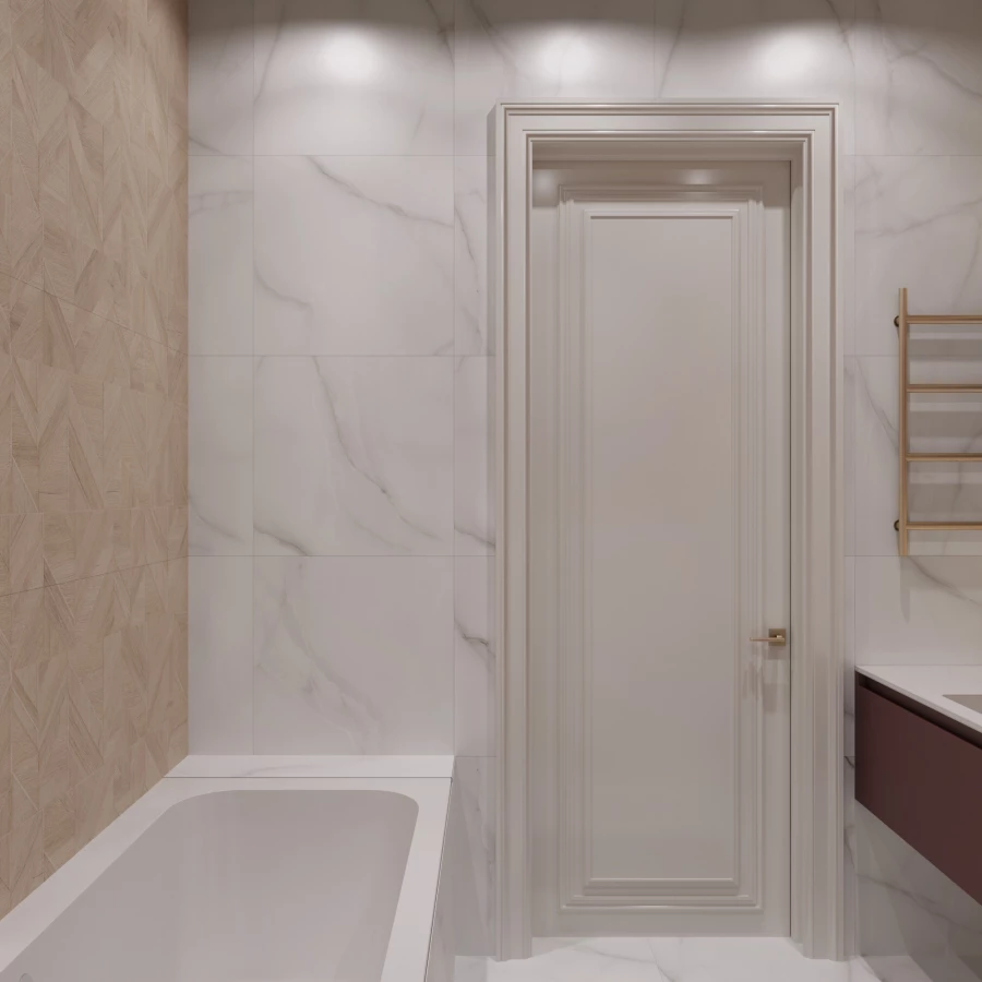 Керамогранит Arcadia Ceramica Feather Onyx матовый белый RT6004-A 60х60 см