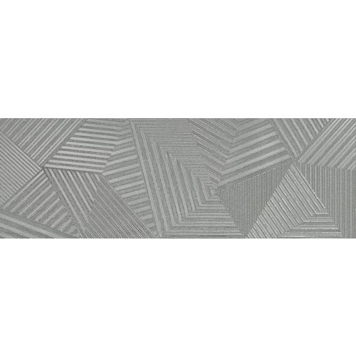 Декор Delacora Folk Graphite серый 25,3*75 см