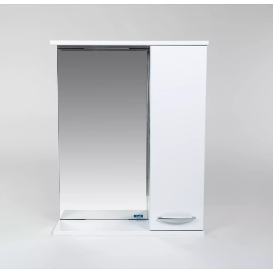 Зеркальный шкаф Viant Прага 55 правый без света VPRA55-ZSHR 16х55х70 см