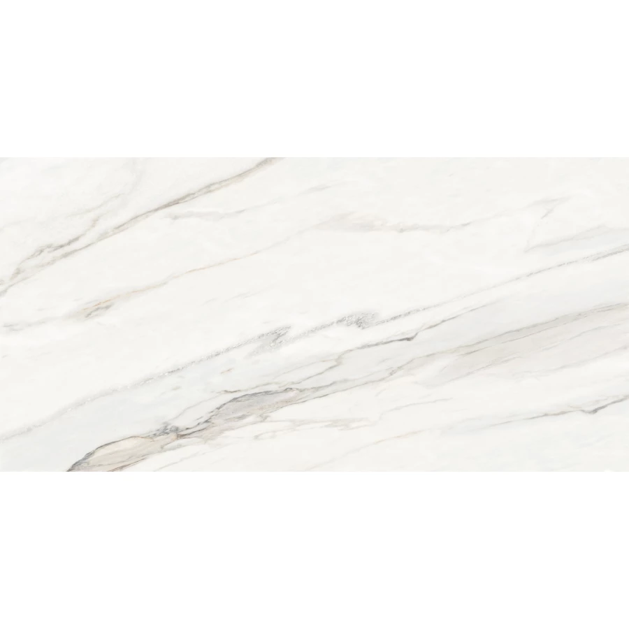 Керамогранит Delacora Calacatta Monsoon sugar-эффект белый 60120CMN01 120х60 см