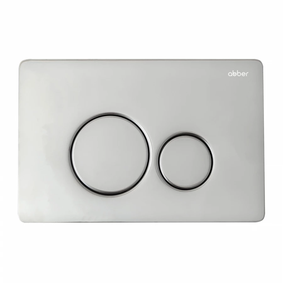 Кнопка смыва Abber хром AC0121