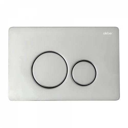 Кнопка смыва Abber хром AC0121