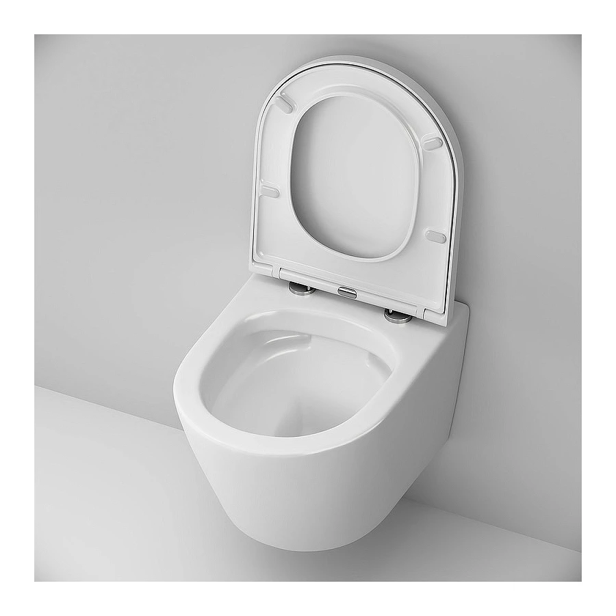 Унитаз подвесной Am Pm Sense FlashClean с сиденьем микролифт C741701SC