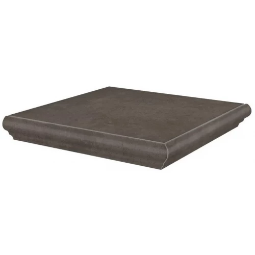 Ступень угловая Kerama Marazzi Хадду матовая коричневая KM4040G0031NGTA 34x34 см