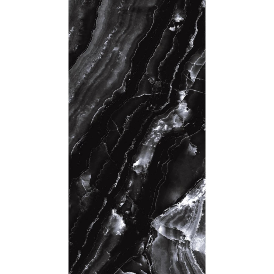 Керамогранит Primavera Black Modulo high glossy GR210 120х60 см