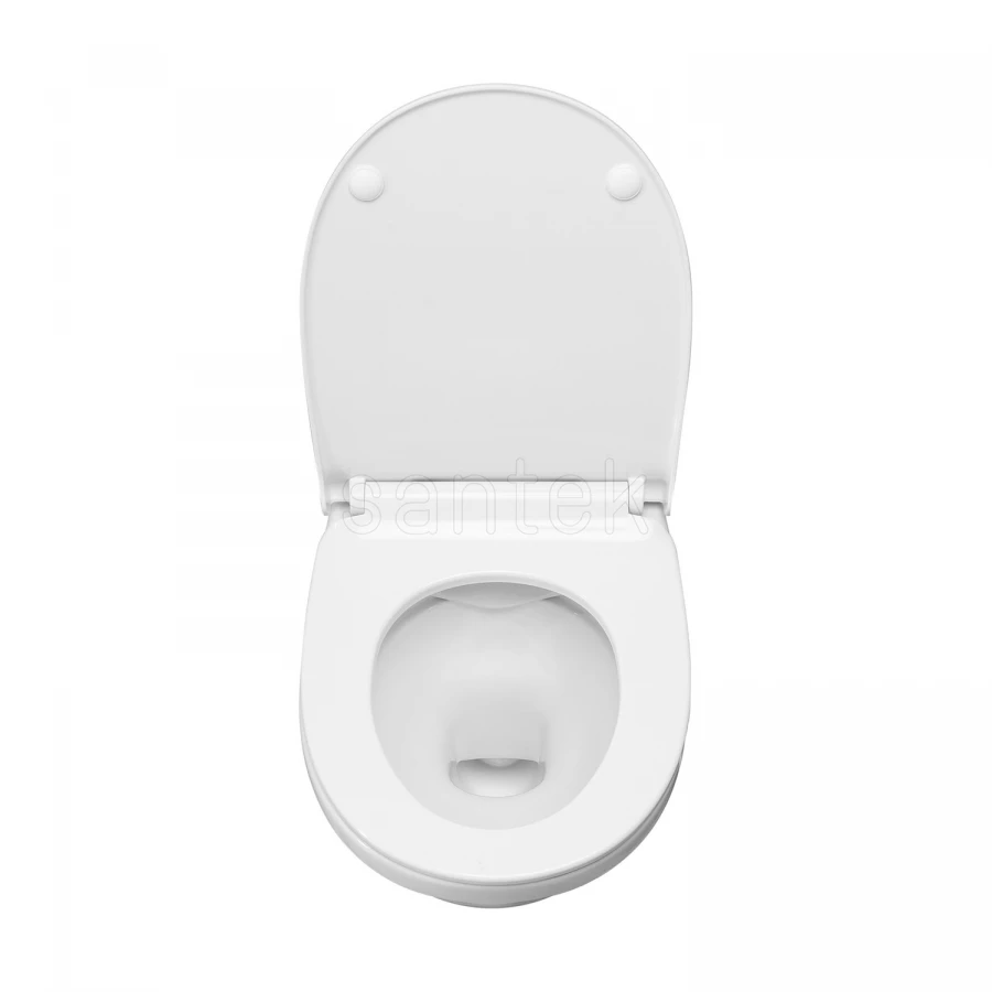 Комплект Santek Бореаль rimless подвесной унитаз инсталляция панель цвета хром 1.WH50.1.833