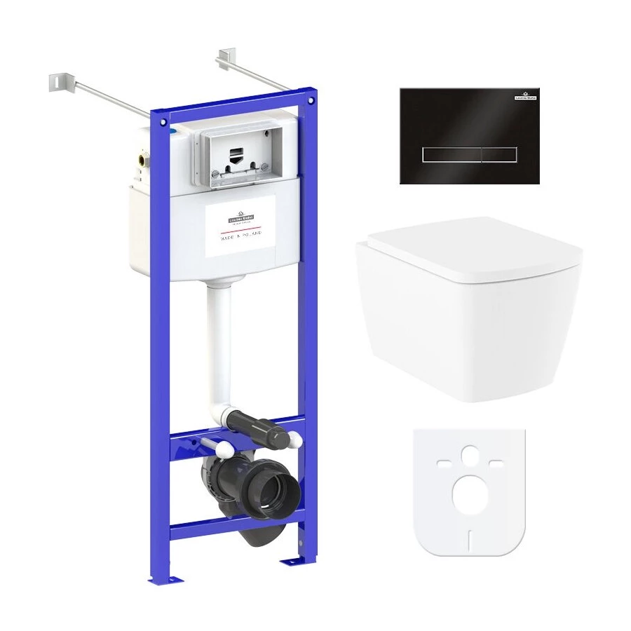 Унитаз Lavinia Boho Relfix Aveo Rimless 77050214 (комплект 6 в 1)