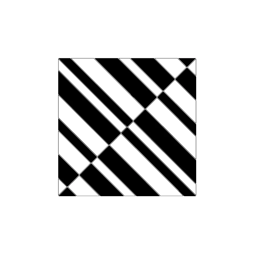 Мозаика ТехноАрт керамогранит Тасти Р7 многоцветная 40х40 см