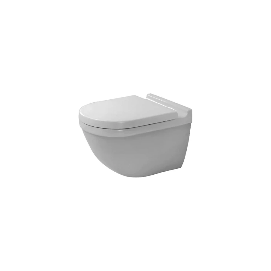 Унитаз подвесной Duravit Starck 3 Rimless с крышкой SoftClose 45270900A1