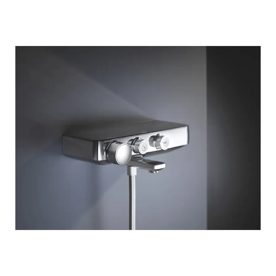 Термостатический смеситель для ванны Grohe Grohtherm SmartControl, настенный монтаж, хром 34718000