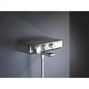 Термостатический смеситель для ванны Grohe Grohtherm SmartControl, настенный монтаж, хром 34718000