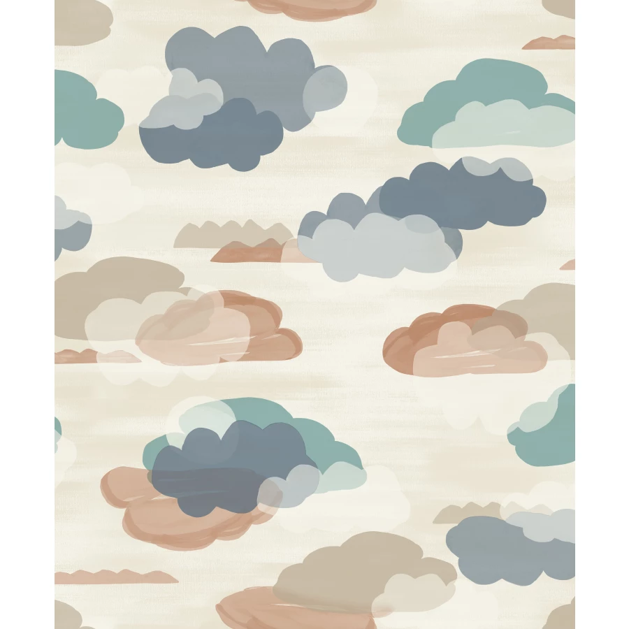 Обои флизелиновые Grandeco Little Dreamers бежевые LD 2015 0,53х10,05 м