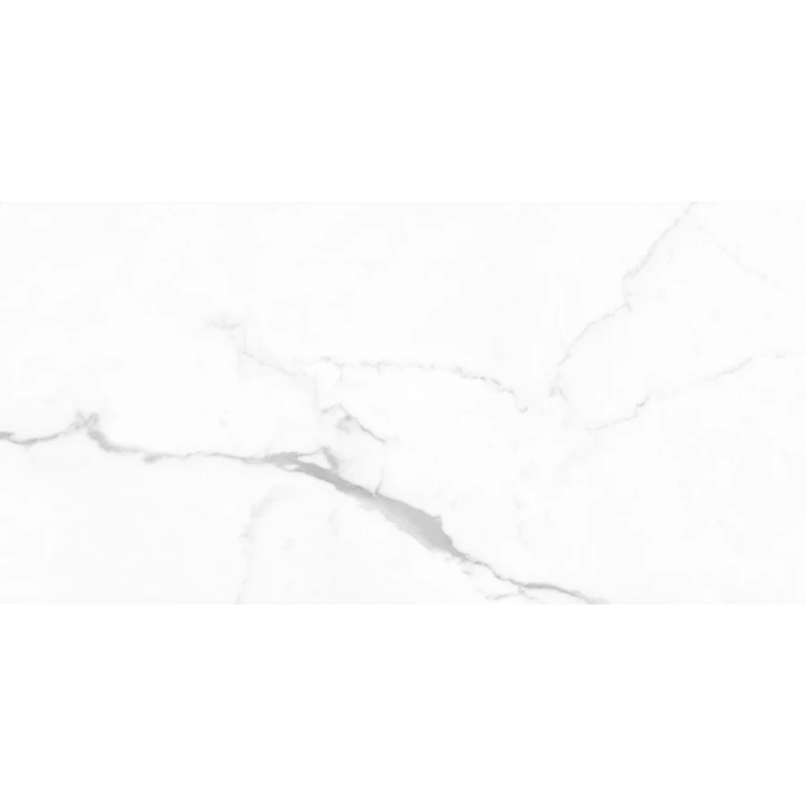 Керамогранит Cersanit Futura тонкий Deep Calacatta полированный белый ректификат A17127 120х60 см