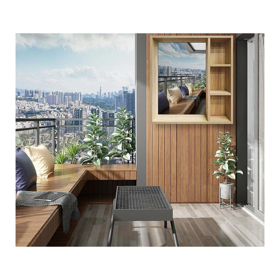 Зеркальный шкаф Runo Эко 55 универсальный 00-00001451