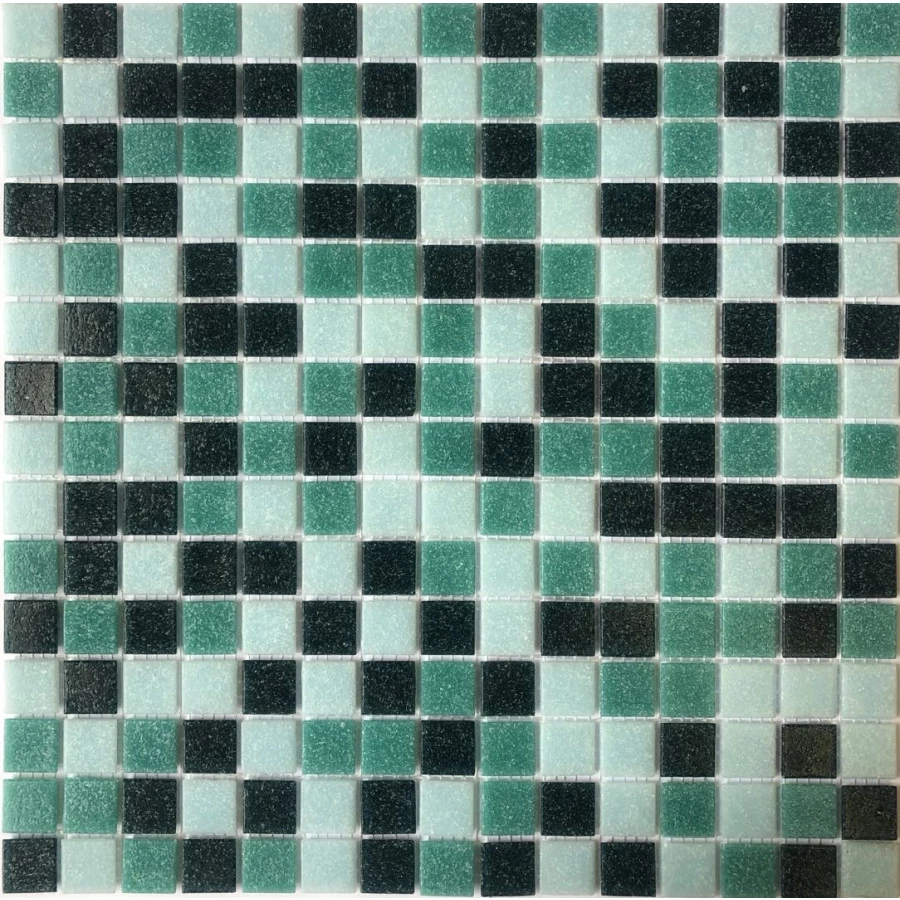 Мозаика из стекла Pixel mosaic Прессованное стекло чип 20x20 мм бумага Pix 111 31,6х31,6 см