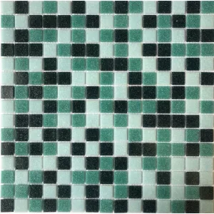 Мозаика из стекла Pixel mosaic Прессованное стекло чип 20x20 мм бумага Pix 111 31,6х31,6 см