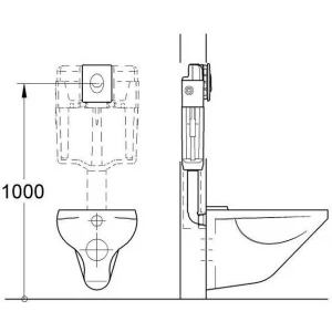 Клавиша смыва Grohe Skate Air 38505000