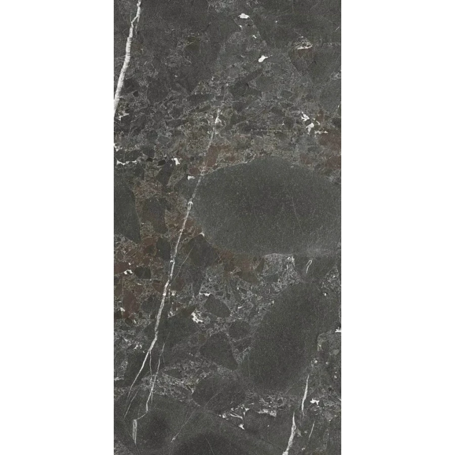 Керамогранит Rocersa Highlands Dark матовый черный 120х60 см