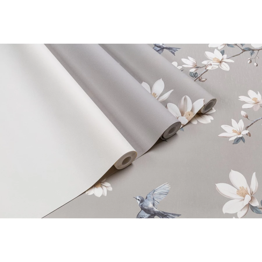Обои флизелиновые Palitra Life Magnolia бежевые PL72536-12 1,06х10,05 м
