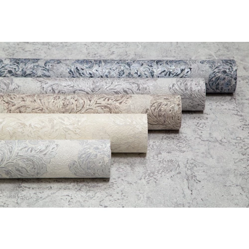 Обои флизелиновые Palitra Prestige Venta Nova серые PC71688-14 1,06х10,05 м