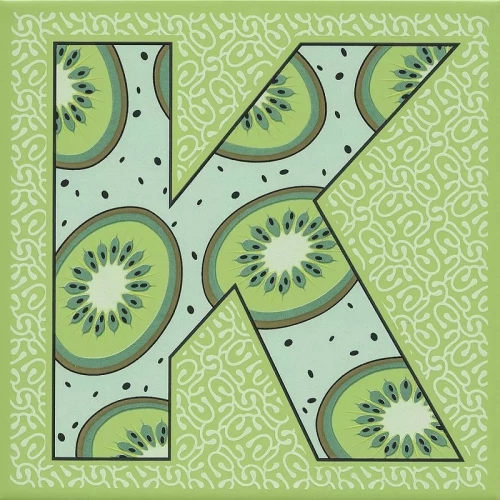 Декор Kerama Marazzi Сад-огород Киви матовый зеленый HGD/A548/5111 20x20 см