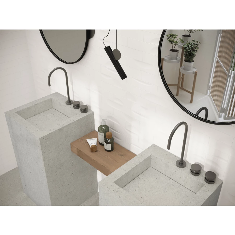 Керамогранит Ape Ceramica Kinfolk Kinstone Steam Rect матовый серый A040378 120х60 см