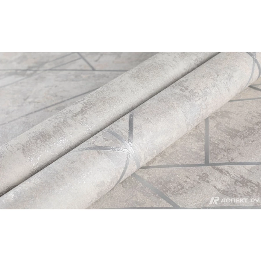 Обои флизелиновые Аспект Мичиган Серый 70563-14 1,06х10,05 м