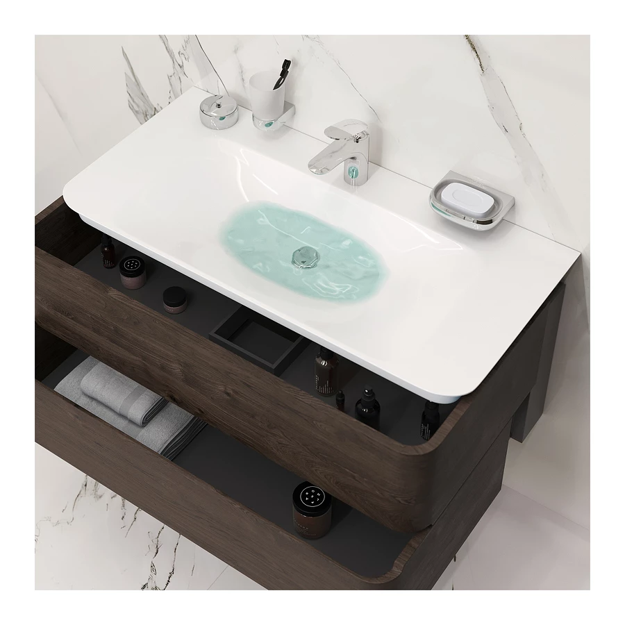 База под раковину Am Pm Sensation подвесная табачный дуб M30FHX1002TF 100 см