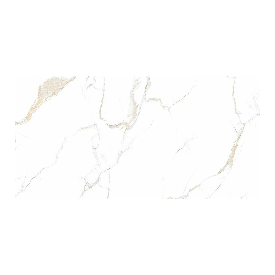 Керамогранит Decovita Calacatta Gold Full Lappato полуглянцевый белый 300002550 120х60 см