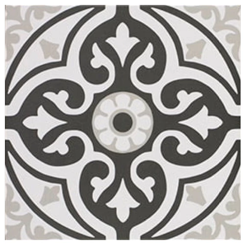 Керамогранит Mainzu Normandy White Centro матовый белый 20х20 см