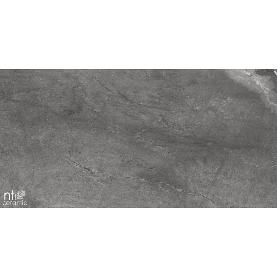 Керамогранит NT Ceramic Quanta Grey Slate Black Лаппатированный NS612NTT9027L 120х60 см