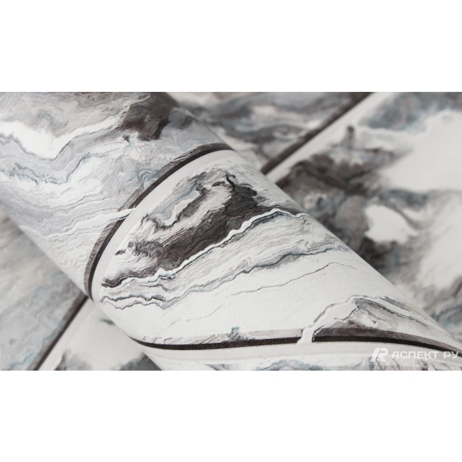 Обои виниловые Аспект Белфаст серые 10132-46 0,53х10,05 м