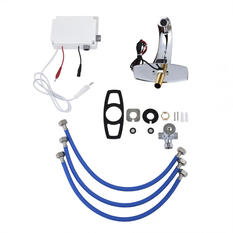 Смеситель Славен для раковины сенсорный с литым изливом хром СЛ-ОД-С12