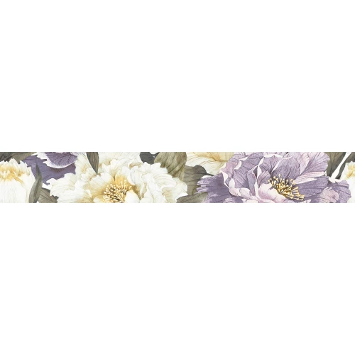 Бордюр InterCerama Metalico фиолетовый 50*7 см