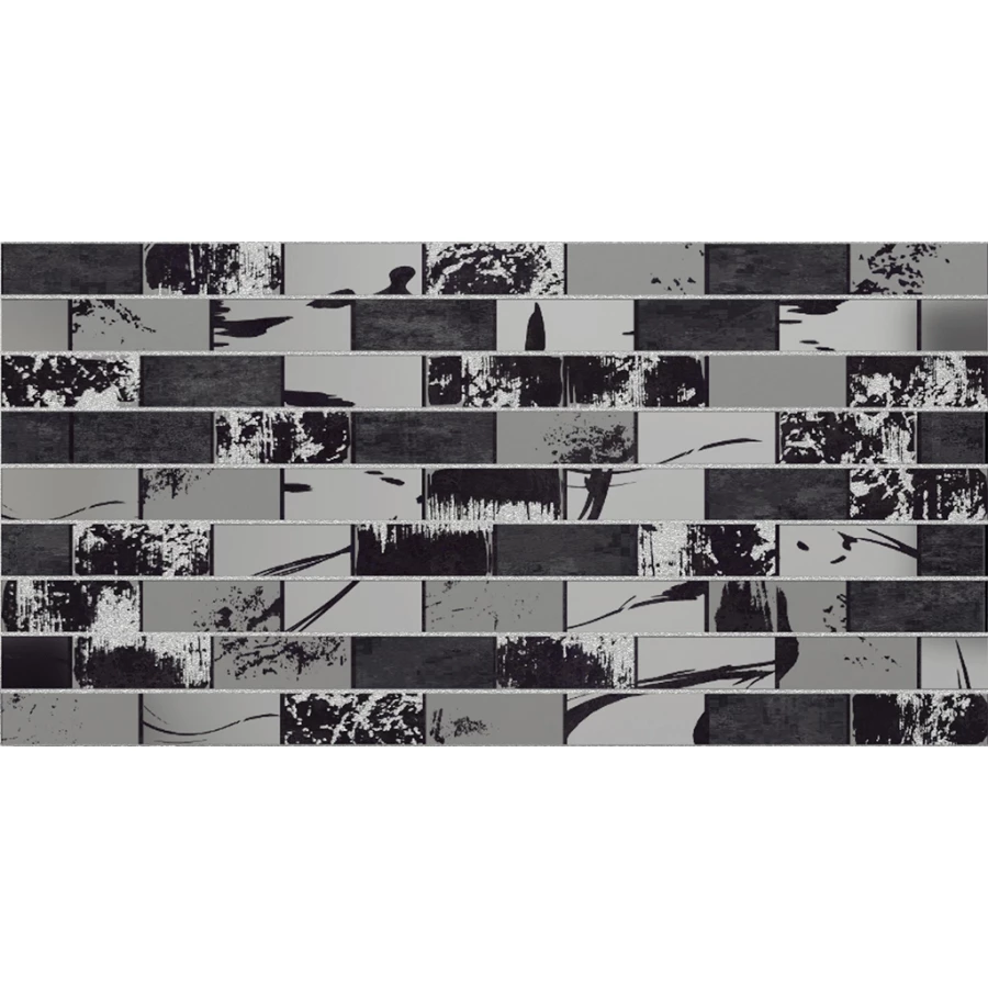 Вставка декоративная AltaCera Glent Black черный 50*24,9 см