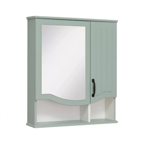 Зеркальный шкаф Runo мята Марсель 65 00-00001219 65x75 см