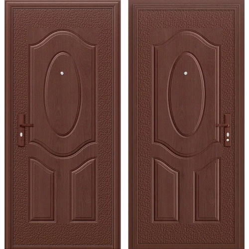 Входная дверь Bravo Е40М-1-40 205x86 Молотковая эмаль/Молотковая эмаль правое открывание