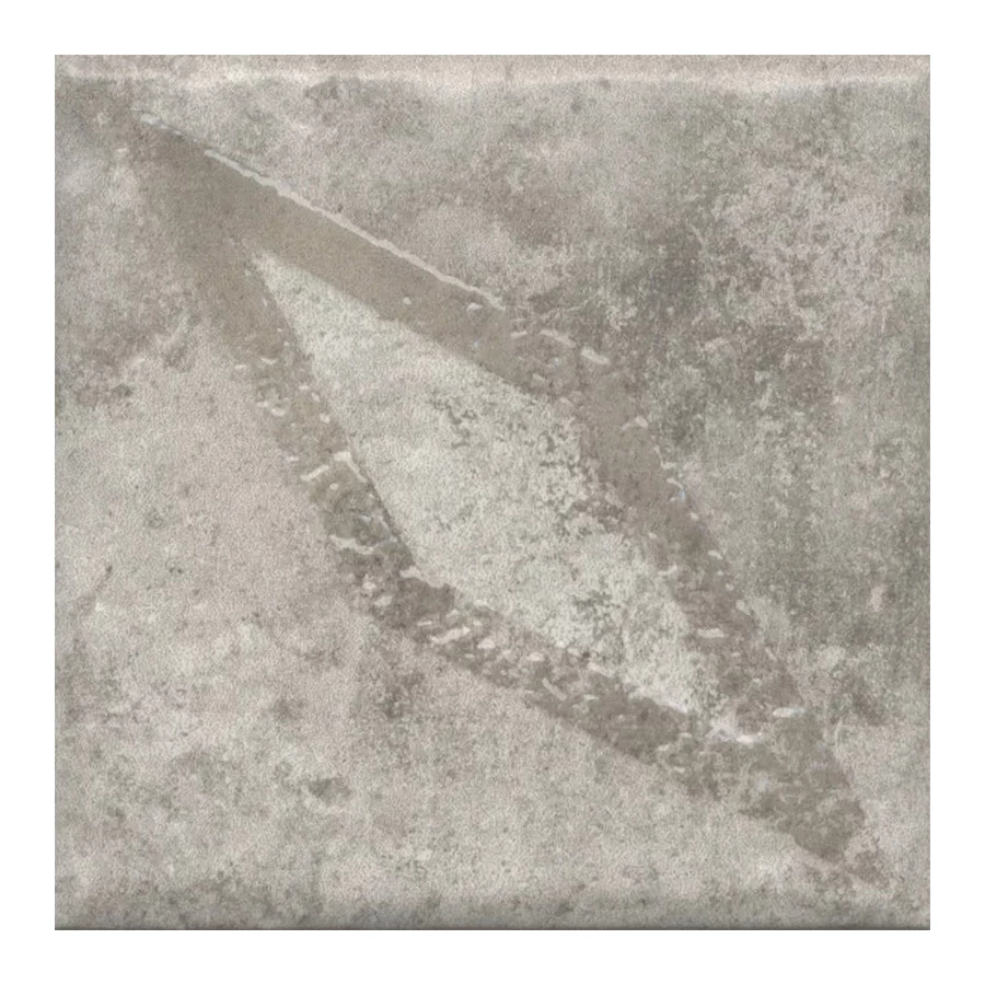 Плитка настенная Kerama Marazzi Спартель 2 Декор матовый серый KMD3STA037GN 9,8x9,8 см