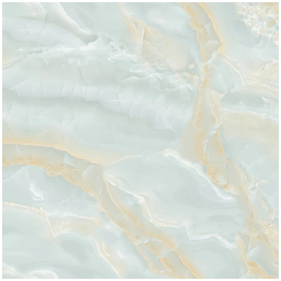 Керамогранит Ceradim Onyx Miraculous голубой Полированный 60х60 см