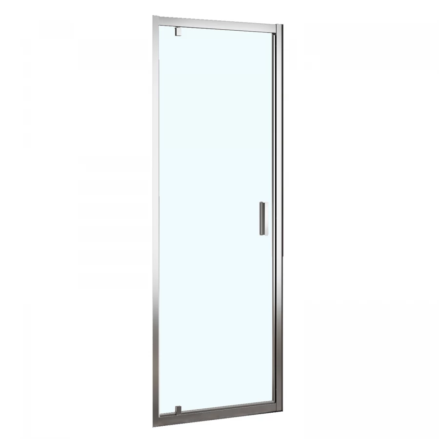 Душевая дверь в нишу Azario Milton стекло прозрачное 6 мм профиль серебро AZ-NAO6211 1000 100х200 см