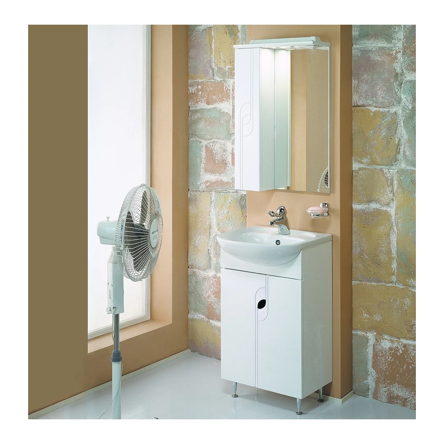 Зеркало Акватон Панда 50 левостороннее белое 1A007402PD01L