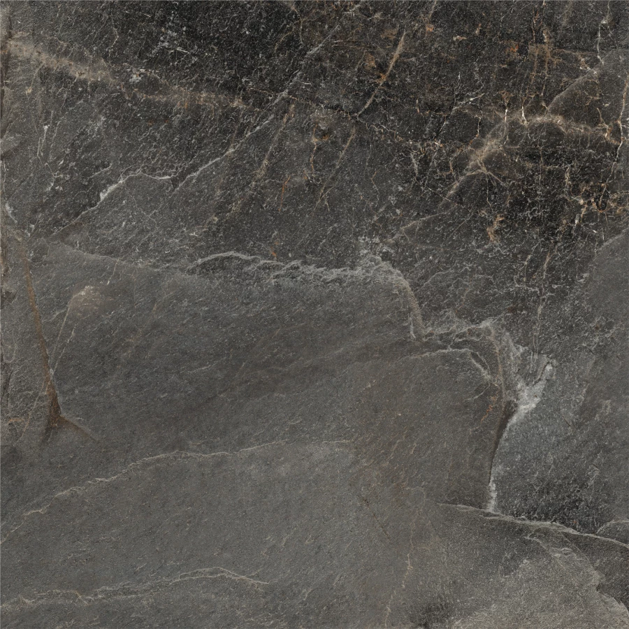 Керамогранит Delacora Инфинити темный / Infinity Dark матовый чёрный D60254M 60х60 см