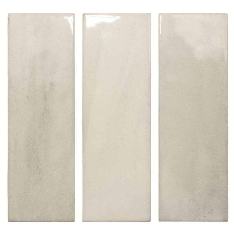 Плитка настенная DNA Tiles Calema Cloud глянцевая серая 136314 16х5,2 см