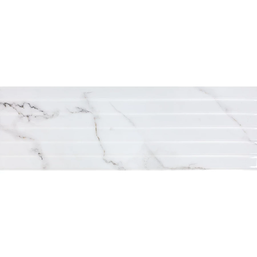 Плитка настенная Sina Tile Barabbas Gray Rustic B 2682 глянцевая серая 90х30 см