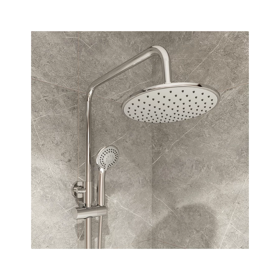 Смеситель с верхним душем Milardo Rosco ROSSB1FM06 хром