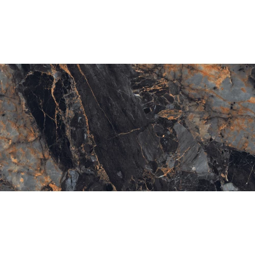 Керамогранит Buono Queen Galaxia Stone Matt матовый черный QVL4608M 120х60 см