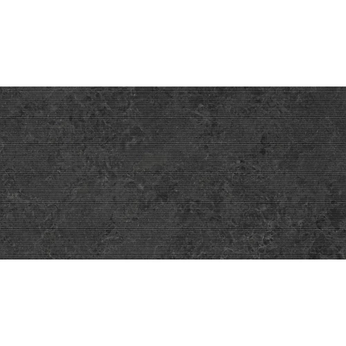 Керамогранит Ceramiche Piemme Limestone Belgium Black Ribbed Nat Ret 05602 120х60 см