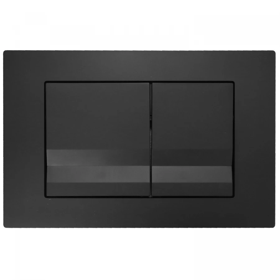 Кнопка смыва Azario New двойная пластик черный матовый AZ-001.04