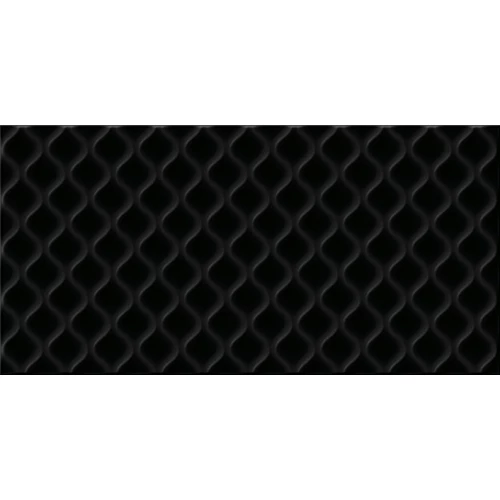 Облицовочная плитка Cersanit Deco DEL232 рельеф черный 59,8*29,8 см