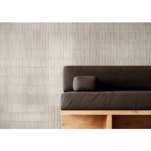Плитка настенная Harmony Peronda Срисп Инг Таупе / Crisp Ing Taupe глянцевая серая 42023 9,9х1,5 см